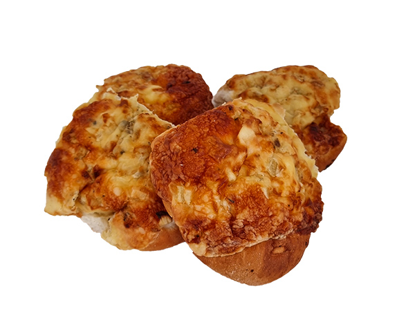 Kaas ui bollen per 4 (alleen vr/zat)